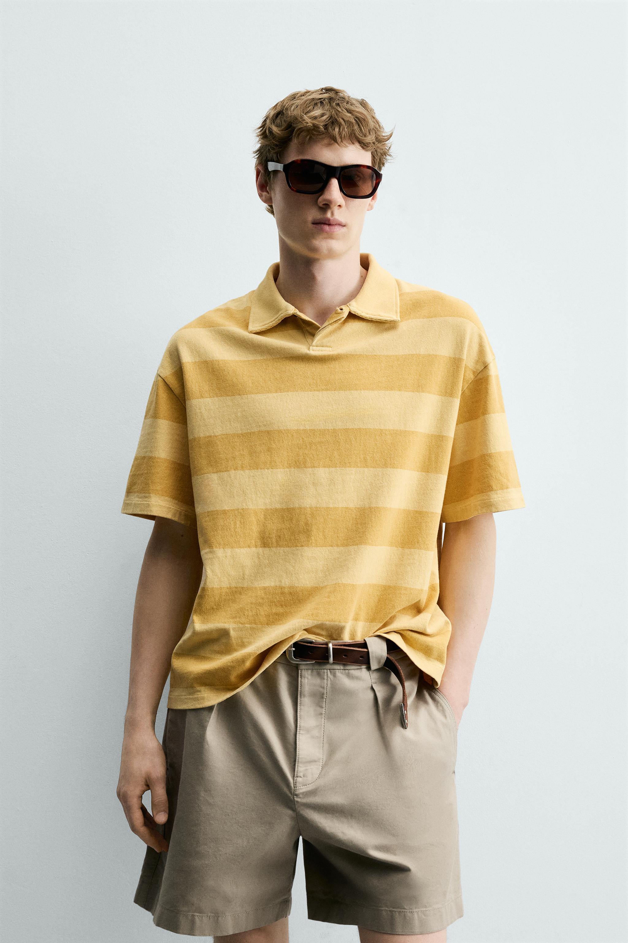 POLO RELAXED FIT À RAYURES